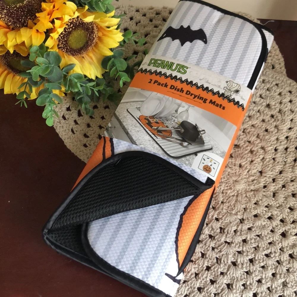 Peanuts SNOOPY Halloween Dish Drying Mats